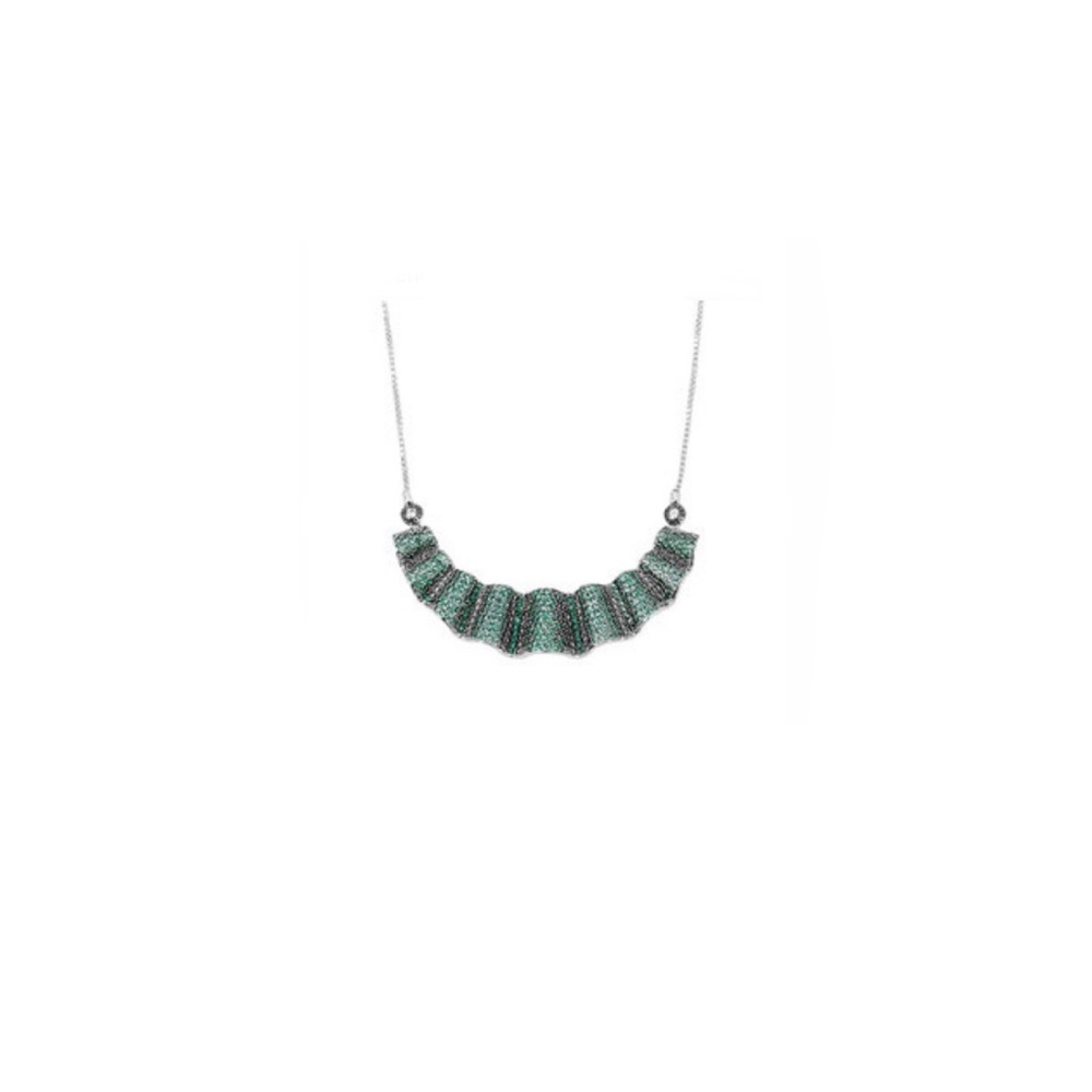 HENRI BENDEL “PAVE FRILL” NECLACE